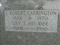 Carrington, C. Robert and Lily T